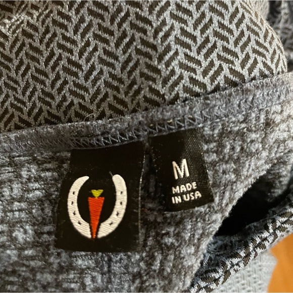 KERRITS-Tight Breeches Womens medium Blue Houndstooth Knee Patch Riding - Picture 5 of 5